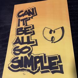 Original Artwork Wu-Tang 9x12