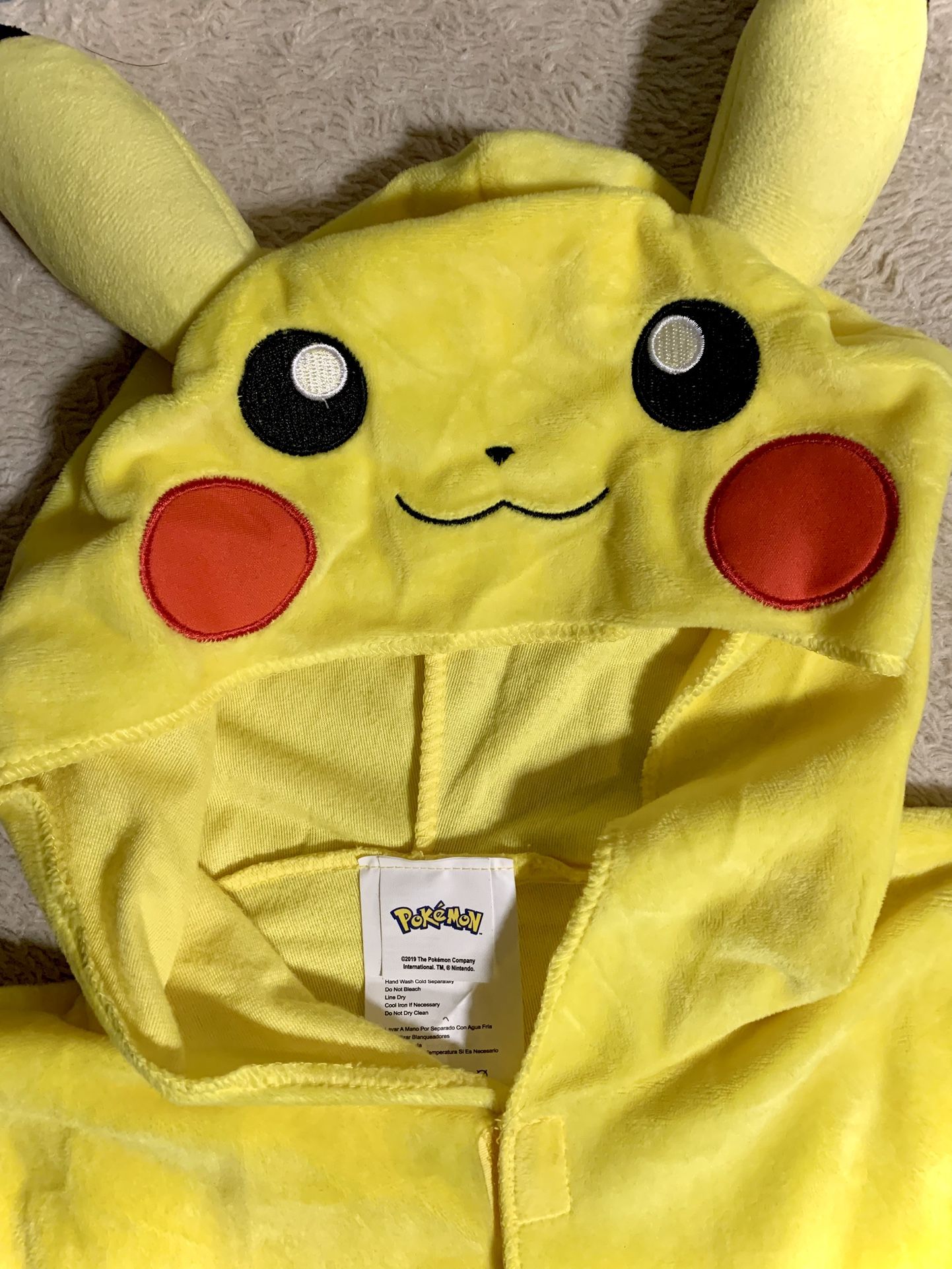 Pokémon Pikachu Costume Onesie Pajamas