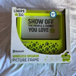 L imited Too Bluetooth wireless speaker picture frame