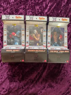 WWE Mattel Creations Street Fighter Action Figures
