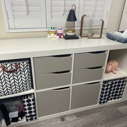 IKEA Kallax shelf with draws and doors PICK UP ONLY