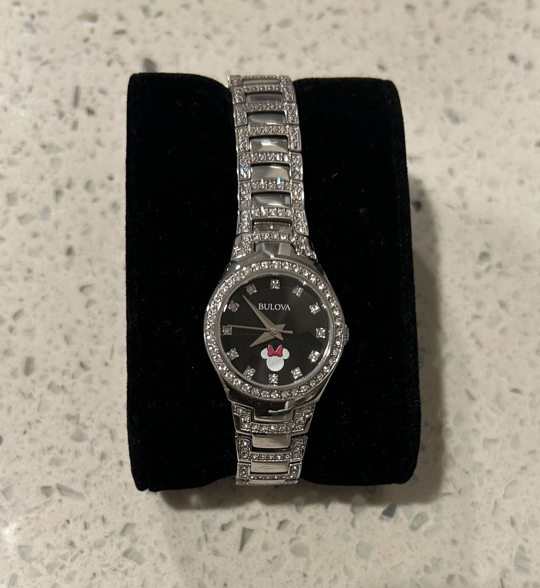 Women’s Bulova Swarovski Minnie Mouse Watch