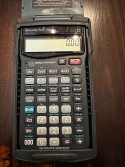 Real estate calculator -Calculated Industries