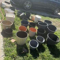 27 planters / plant pots