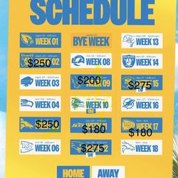 Chargers 2026 Tickets