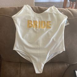 White Bride One Piece Swimsuit