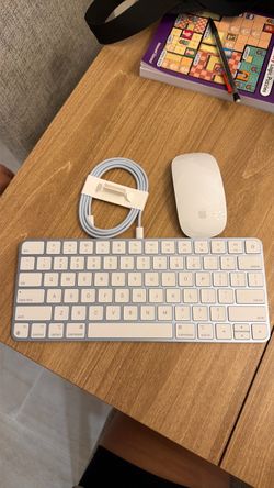 Apple keyboard and mouse