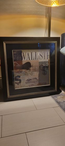 Wall Street Framed Picture 