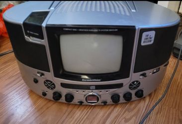 CRT mini tv Singing Machine SMVG620 CD+G Karaoke with Monitor