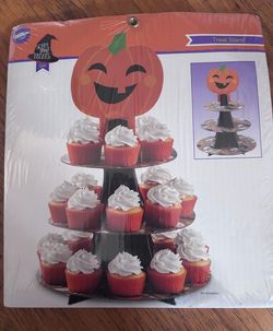 NEW - Halloween cupcake cookie treat stand