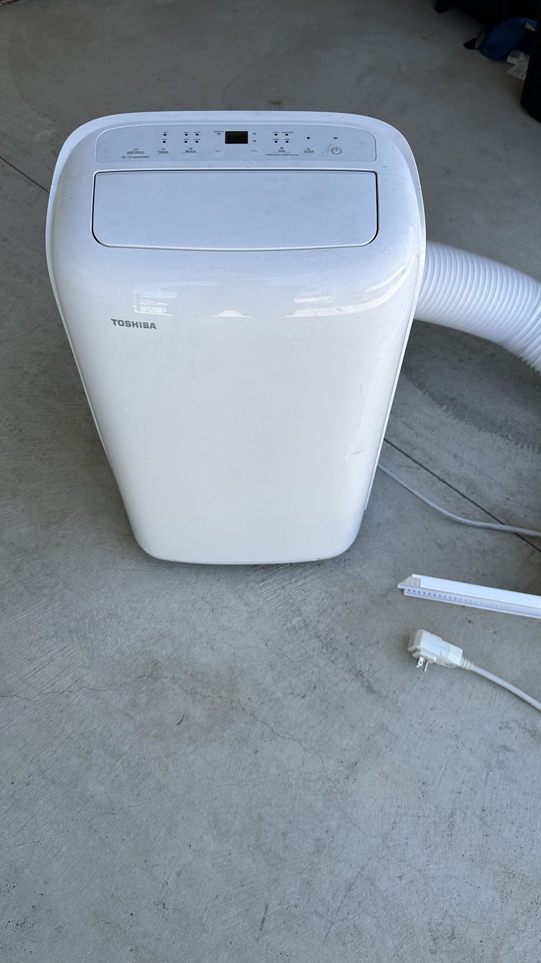 8000 BTU Portable Air Conditioner Cools 350 Sq. Ft. with Dehumidifier