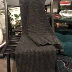 Grey Knit Scarf