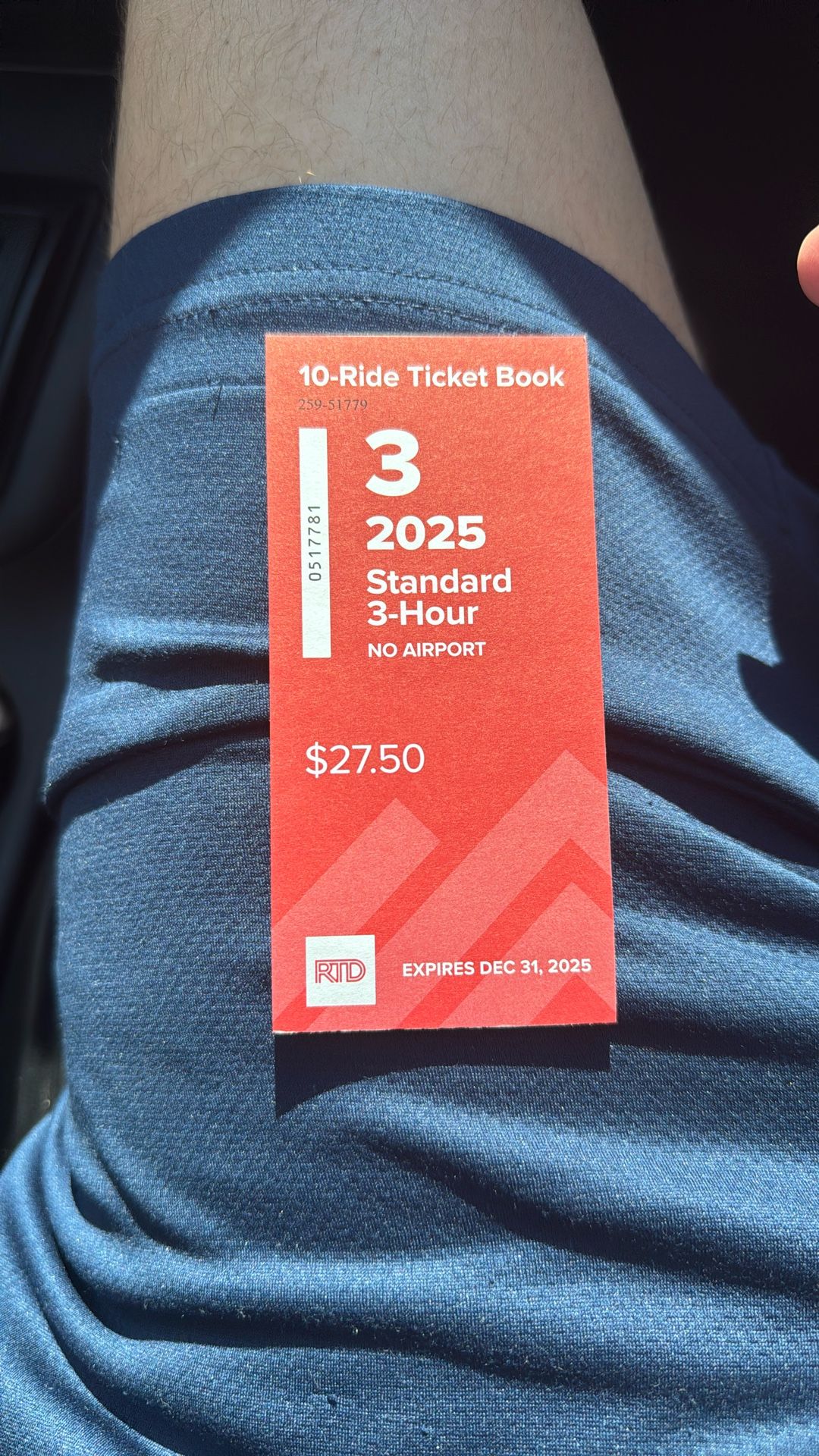 RTD 10 Tickets