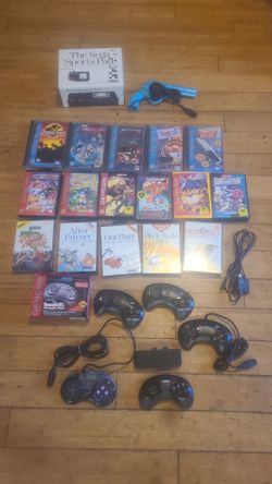 Vintage sega games, controllers bundle