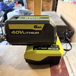 ryobi 6ah battery 40v