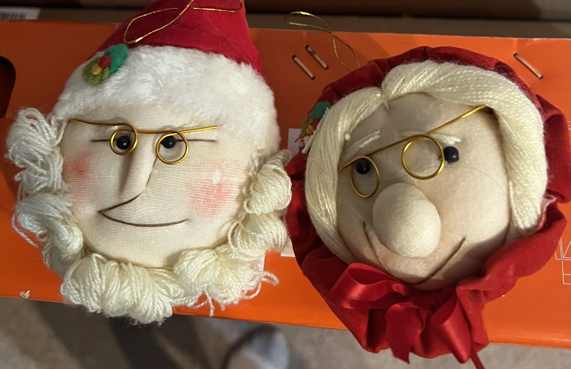 Mr And Mrs Santa Ornament 