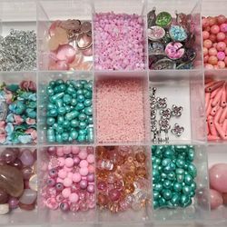 Set Of Pastel Beads 