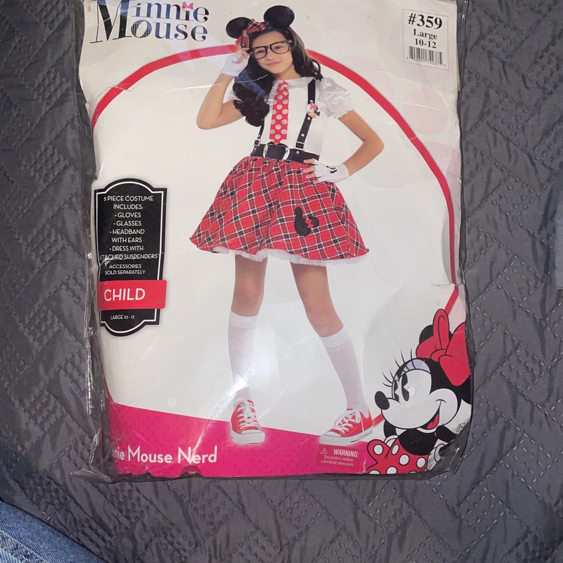 Minnie Mouse Nerd Halloween Costume 