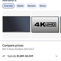 NEC 65 In Display Monitor