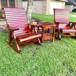 Red Cedar Rocking Chairs 