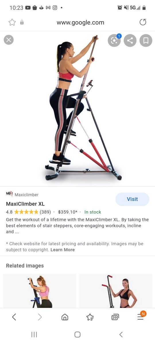 MaxiClimber XL New In BOX