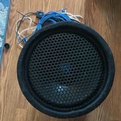 Rockville 10 inch tube subwoofer
