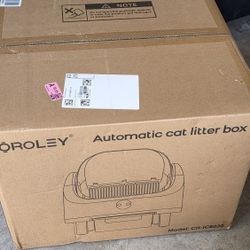 **OROLEY SELF-CLEANING LITTER BOX (AUTOMATIC, APP CONTROL, ODOR CONTROL)**
**BRAND NEW AND SEALED**
**PICKUP ONLY — WOODLAND HILLS**