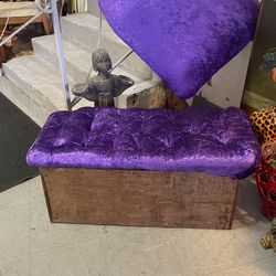 Vintage Tuft Custom Bench Seat Decor