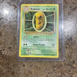 Kakuna Pokemon Card 