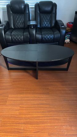 Black Oval Coffee Table – $20 Obo