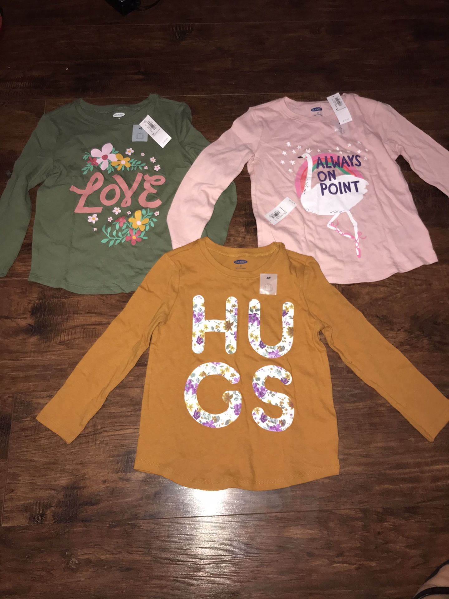 Size 4T- long sleeve shirts