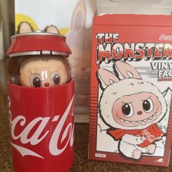Pop Mart Labubu The Monsters Coca Cola Series Mysterious Guest Vinyl Plush Figure