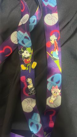 Disney Lanyard with 4 Character Pins