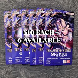 One Piece The Azure Sea’s Seven Sleeved Booster Pack