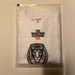 **BRAND NEW** MARATHON BRAND VINTAGE LION T-SHIRT - WHITE