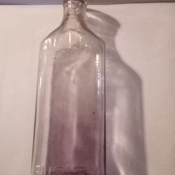 Antique Glass Pharmacy Medicine Druggist Bottle Purity