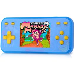 Handheld Game Console for Kids Preloaded 240 Retro Video Games, Portable Gaming Player with Rechargeable Battery 3.0" LCD Screen, Mini Arcade Electron