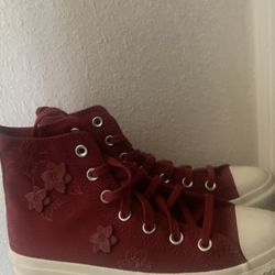 Red Converse All Star Shoes