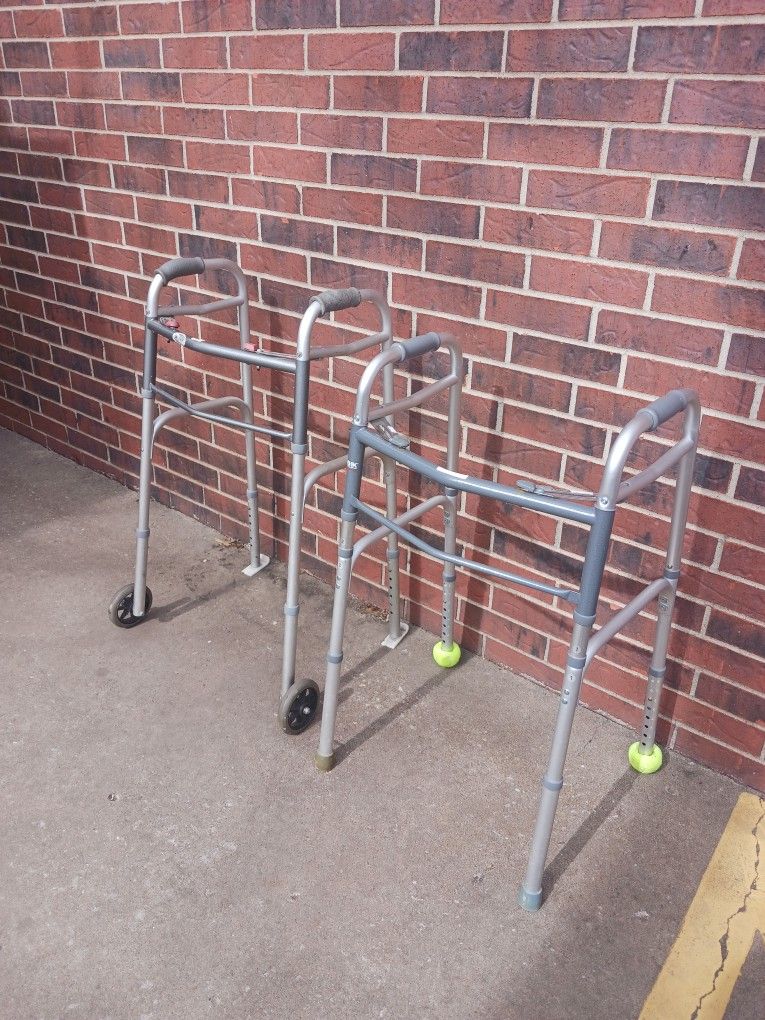 2 Foldable Walkers For Sale