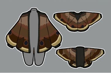LIMITED EDITION Moth Cardigan (Inverted Colors)