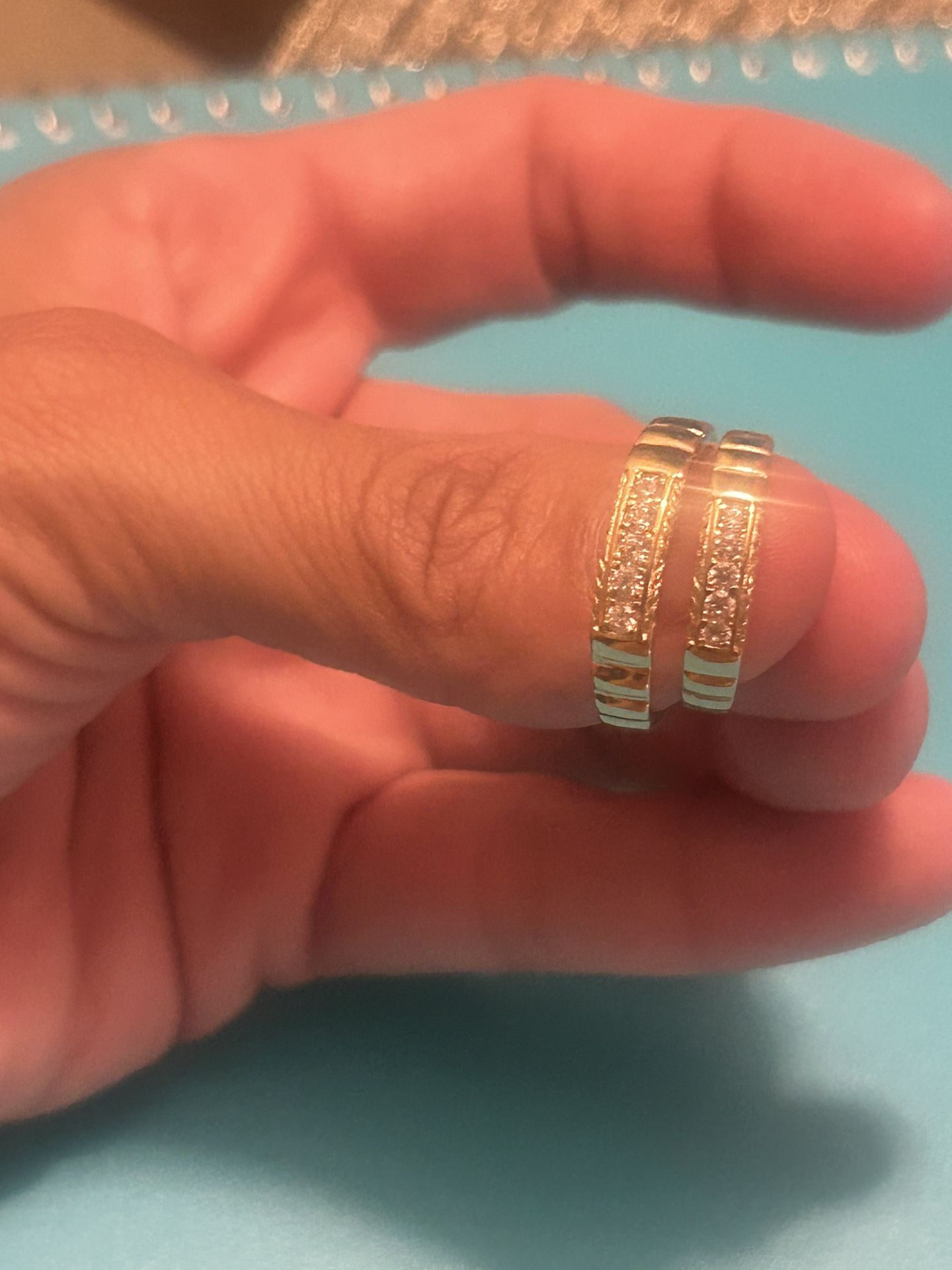 wedding rings.