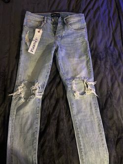 Purple jeans