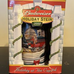 Budweiser Holiday Stein