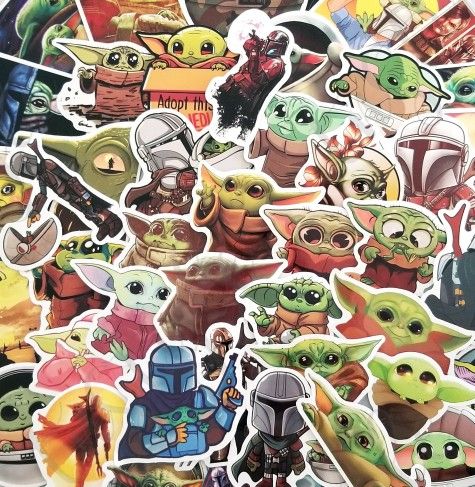 50  Mandalorian Stickers