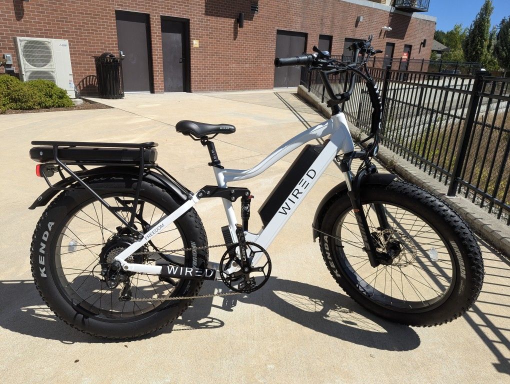 E-bike 45+mph, 90mi, 60V, WIRED FREEDOM, 2024 electric bike for sale