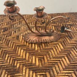 Copper Candleholder 