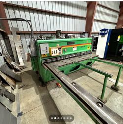 Accurpress metal shear 1/4 -8’ capacity