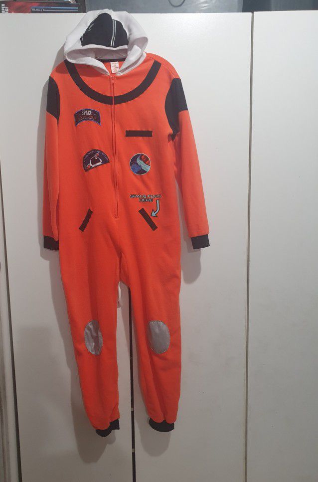 Astronaut Onesie Pajama (Woman's Halloween Costume) Size S 
