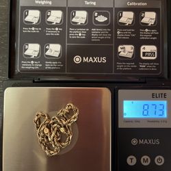 10k Gold Rope Bracelet 