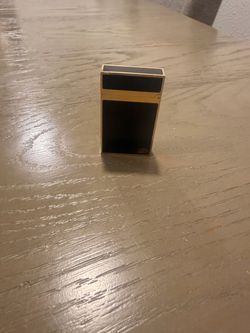 Dupont ligne black laque de chine lacquer gold tone lighter